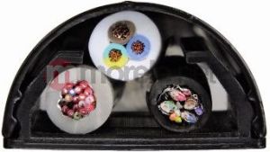 Organizer Hama Listwa maskująca Czarny 1 sztuka  (83170) 5