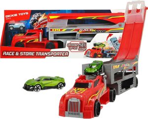 Dickie Toys Race and Store Ciężarówka transporter na 28 autek 1