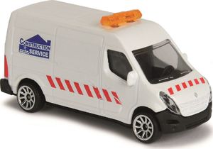 Mattel Majorette Zestaw budowlany Koparka, wywrotka, van i znaki drogowe 5