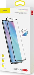 Baseus Baseus Full-screen 2x folia ochronna 3D 0,15 mm na cały ekran Huawei P30 Pro czarny (SGHWP30P-KR01) uniwersalny 10