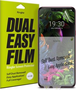 Ringke Ringke Dual Easy Film 2x łatwa w przyklejeniu folia LG G8 ThinQ (ESLG0002) uniwersalny 1