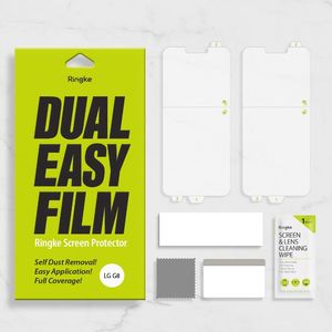 Ringke Ringke Dual Easy Film 2x łatwa w przyklejeniu folia LG G8 ThinQ (ESLG0002) uniwersalny 11