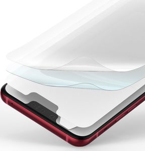 Ringke Ringke Dual Easy Film 2x łatwa w przyklejeniu folia LG G8 ThinQ (ESLG0002) uniwersalny 4