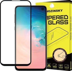 Wozinsky Wozinsky super wytrzymałe szkło hartowane Full Glue na cały ekran z ramką Case Friendly Samsung Galaxy S10e czarny uniwersalny 1