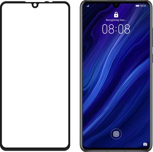 Wozinsky Wozinsky super wytrzymałe szkło hartowane Full Glue na cały ekran z ramką Case Friendly Huawei P30 czarny uniwersalny 2