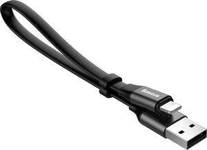 Kabel USB Baseus USB-A - Lightning 0.23 m Czarny (6953156259492) 3