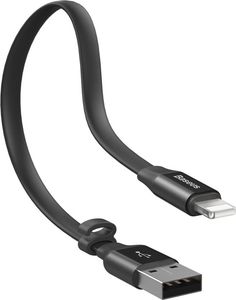 Kabel USB Baseus USB-A - Lightning 0.23 m Czarny (6953156259492) 4