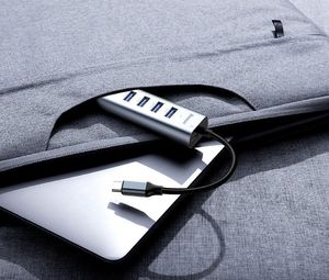 HUB USB Baseus CAHUB-Q0G 1x USB-C  + 4x USB-A 3.0 (40138) 16