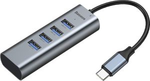 HUB USB Baseus CAHUB-Q0G 1x USB-C  + 4x USB-A 3.0 (40138) 4