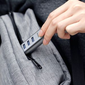 HUB USB Baseus CAHUB-Q0G 1x USB-C  + 4x USB-A 3.0 (40138) 9