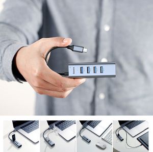 HUB USB Baseus CAHUB-Q0G 1x USB-C  + 4x USB-A 3.0 (40138) 10