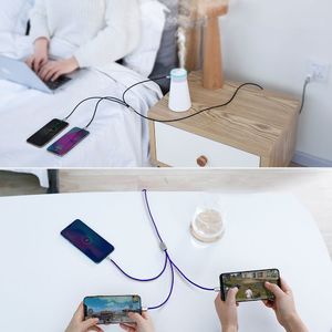 Kabel USB Baseus Trzy małe świnki uroczy kabel 3w1 (CAMLT-PG09) 11