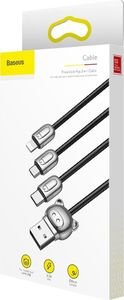 Kabel USB Baseus Trzy małe świnki uroczy kabel 3w1 (CAMLT-PG09) 12