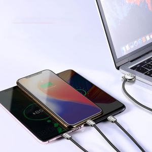 Kabel USB Baseus Trzy małe świnki uroczy kabel 3w1 (CAMLT-PG09) 7