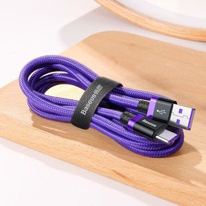 Kabel USB Baseus USB-A - USB-C 1 m Czarny (CATZH-AV1) 5