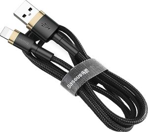 Kabel USB Baseus USB-A - Lightning 2 m Czarno-złoty (CALKLF-CV1) 1