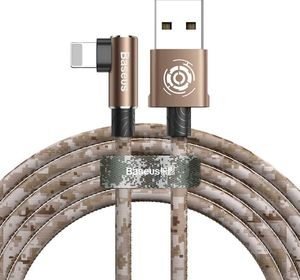 Kabel USB Baseus USB-A - Lightning 2 m Brązowy (CALMC-B12) 1
