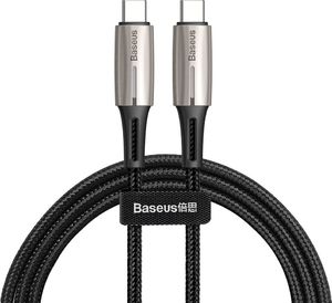 Kabel USB Baseus USB-C - USB-C 1 m Czarny (CATSD-J01) 1