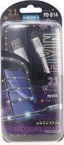 Kabel USB Proda USB-A - Lightning 1 m Biały 12