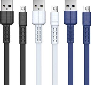 Kabel USB Remax USB-A - microUSB 1 m Granatowy (72793-uniw) 2