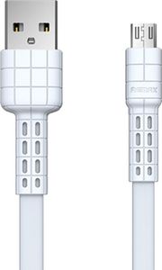 Kabel USB Remax USB-A - microUSB 1 m Biały 1