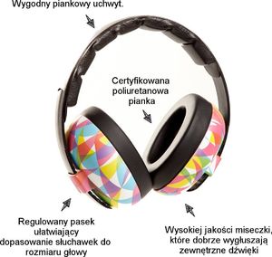 Banz Słuchawki ochronne nauszniki dzieci 0-3lat BANZ uniwersalny 3
