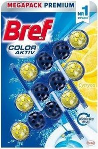 Bref Bref Color Aktiv Do Wc Barwiący 3x50g Lemon 1
