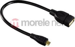 Adapter USB Hama 784260000 microUSB - USB Czarny  (78426) 1