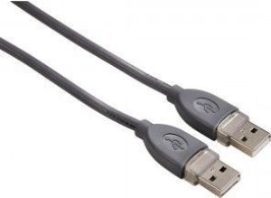 Kabel USB Hama USB-A - 1.8 m Srebrny (99039664) 1