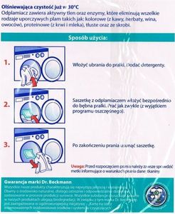 Dr. Beckmann Dr.Beckmann Uniwersalny odplamiacz 4x40g saszetki 2