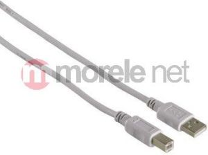 Kabel USB Hama USB-A - USB-B 1.5 m Biały (34694) 2