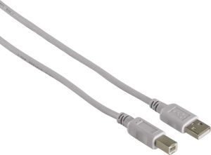 Kabel USB Hama USB-A - USB-B 1.5 m Biały (34694) 1
