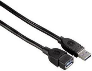 Kabel USB Hama USB-A - USB-A 1.8 m Czarny (99054505) 1