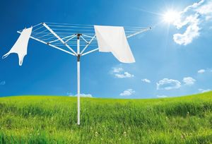 Suszarka na pranie Leifheit Suszarka ogrodowa Linopush 400 + Klamerki 6