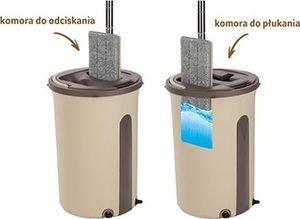 Mop Politan Gosia Gosia Duo Extra Dwukomorowy Komplet Mop+Wiadro 6056 3