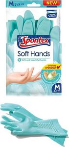 Spontex Rękawice Soft Hand M 12249037 SPONTEX 1