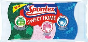 Spontex Zmywak Celuloza Sweet Home 3szt 1