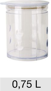 El-hurt Elh Juypal Pojemnik Na Artykuły Sypkie 0,75l Transparentny 2