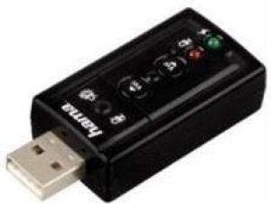 Karta dźwiękowa Hama 7.1 Surround USB Sound Card (000516200000) 1