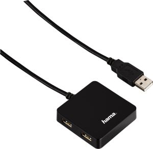 HUB USB Hama 4x USB-A 2.0 (12131) 1