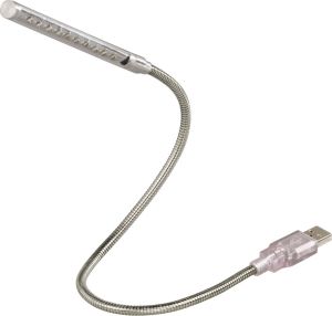 Lampka USB Hama 10 diod LED srebrny (39730) 1