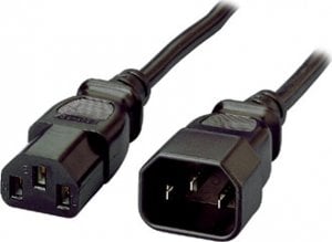 Hama Equip Kaltgeräteverl.-Kabel IEC C14 -> IEC C13 St/Bu 1,80m Polybeutel (112100) 1