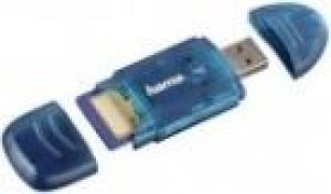 Czytnik Hama 6 W 1 USB 2.0 Niebieski (1147300000) 1