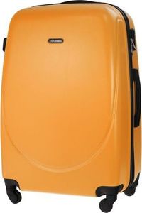Solier Duża walizka podróżna STL856 pomarańczowa 1