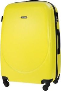 Solier Mała walizka kabinowa 55x35x22cm ABS STL856 żółta 1