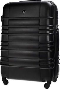 Solier Mała walizka kabinowa ABS 55x37x24cm STL838 czarna 1