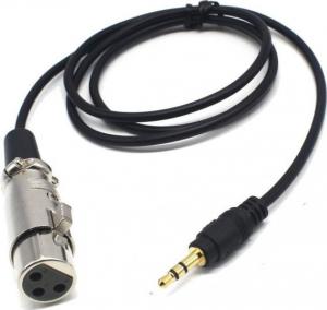 Mozos Kabel mikrofonowy XLR - Mini Jack 3.5 mm MCABLE-XLR 1