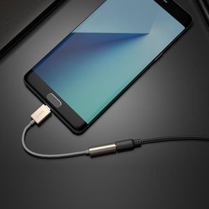 Adapter USB Apacer USB C M- audio jack (3.5mm) F, 0.1m, reversible, złoty, Apacer, box, DC150, APDC150C-1 5