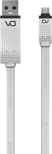 Kabel USB Marvo USB-A - microUSB 1 m Szary (DT0010MWE) 1