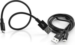 Kabel USB Verbatim USB-A - microUSB 1 m Czarny (48875) 1